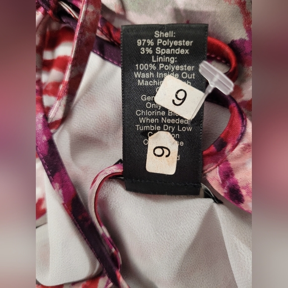 Ann Taylor Petite 6P Top Subtly Styled With Clear Sequins  Spaghetti Strap Lined - Picture 4 of 4